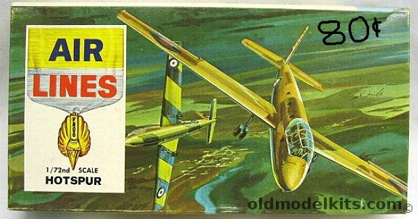 Air Lines 1/72 General Aircraft Ltd Hotspur II Glider, 7904 plastic model kit